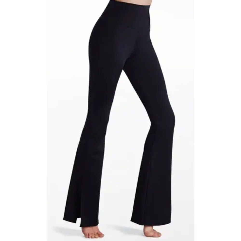 POP Fit Harlow Flare Leggings 2XL NWT High Rise Black Pockets